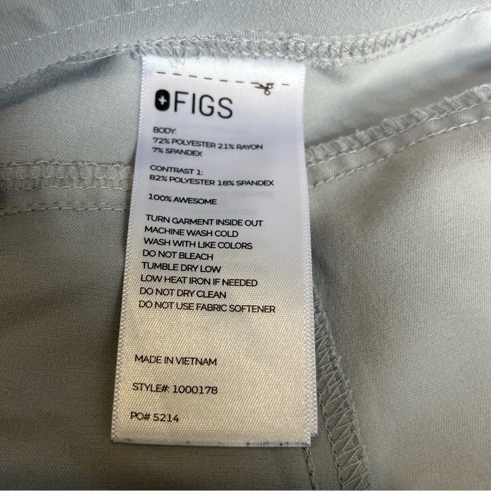 Figs Pants‎ Cargo Scrub Technical Collection Medical Gray Size XL Style #1000178 - Picture 8 of 8